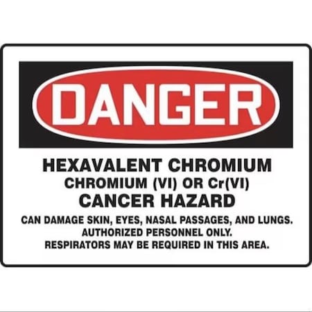 Accuform OSHA DANGER HAZARDOUS CHEMICAL MCAW127XT MCAW127XT